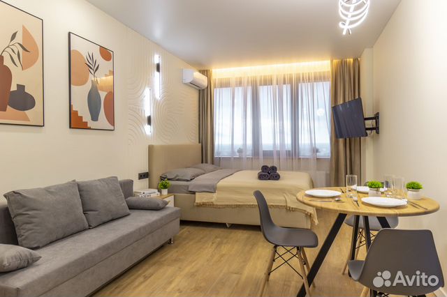 

Квартира-студия, 25 м², 2 кровати