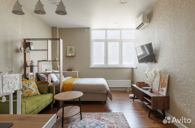 

Квартира-студия, 30 м², 2 кровати