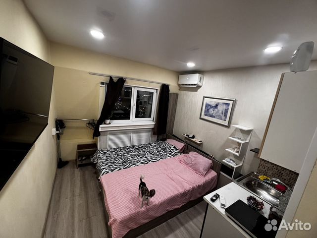 

Квартира-студия, 16 м², 3 кровати