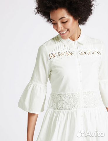 Новое платье хлопок Англия M&S р.46-48