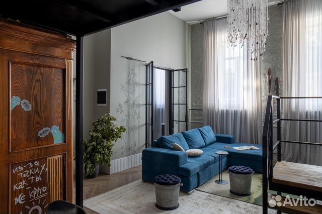 

Квартира-студия, 35 м², 2 кровати