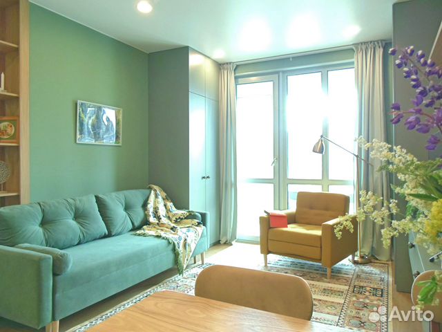 

1-к. квартира, 42 м², 3 кровати