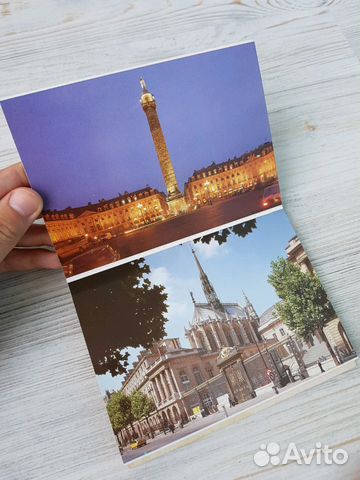 Открытки с достопримечательностями Парижа
