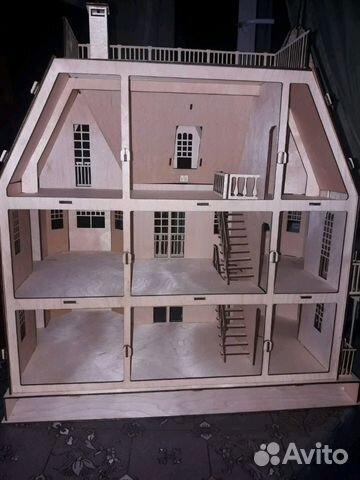 Домик кукольный из фанеры Домик кукольный из фанеры