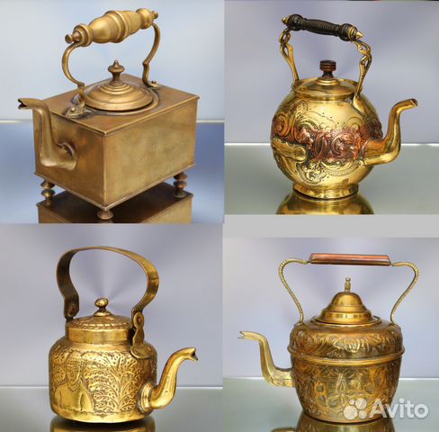 Чайник кофейник кувшин кумган бронза латунь