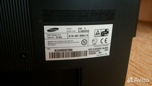 Монитор SAMSUNG SyncMaster 910n