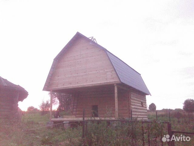 Сруб бани 4х5 + 2 м терраса + мансарда Сруб бани 4х5 + 2 м терраса + мансарда