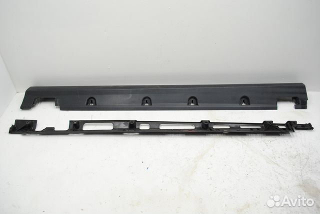 Накладка порога с хромом Mercedes W166 ML/GLE Накладка порога с хромом Mercedes W166 ML/GLE