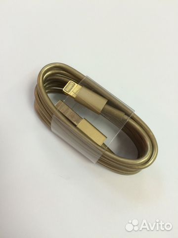 Кабель (зарядник) iPhone 5S/5/6/6S/7/8/iPad Золото Кабель (зарядник) iPhone 5S/5/6/6S/7/8/iPad Золото