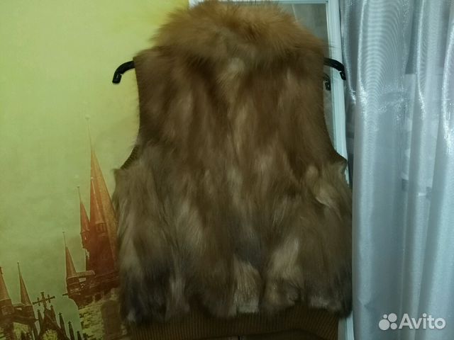 Меховая безрукавка