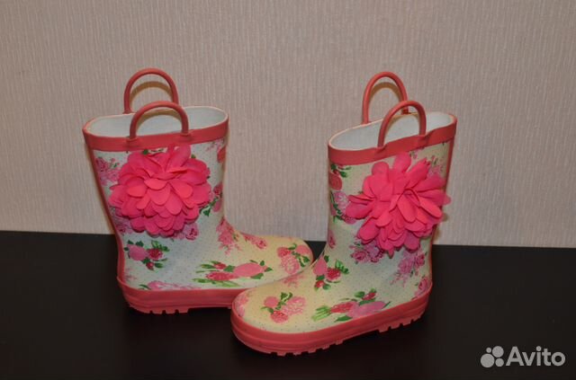 Резиновые сапоги mothercare для девочки 28 р