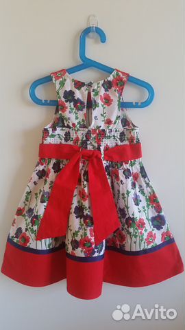 Платье для девочки Bluezoo, на 4г (новое) Платье для девочки Bluezoo, на 4г (новое)