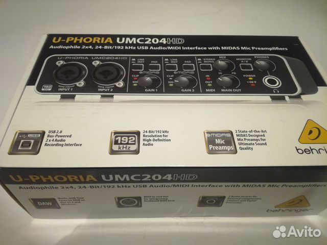 Behringer umc204hd драйвер