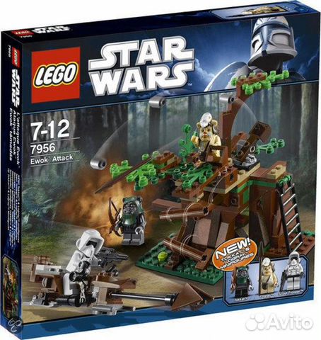 Лего (Lego) 7956, Атака эвоков, (новый) Лего (Lego) 7956, Атака эвоков, (новый)