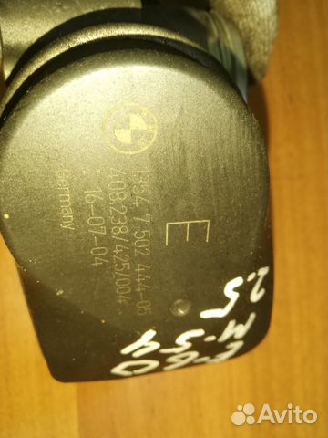 BMW Е 60 М 54 2.5 дроссельная заслонка BMW Е 60 М 54 2.5 дроссельная заслонка