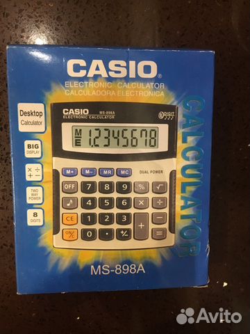 Калькулятор casio 8 разрядный, от 5 штук