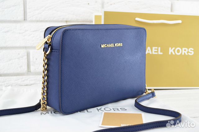 Michael Kors Jet Set Mini синяя