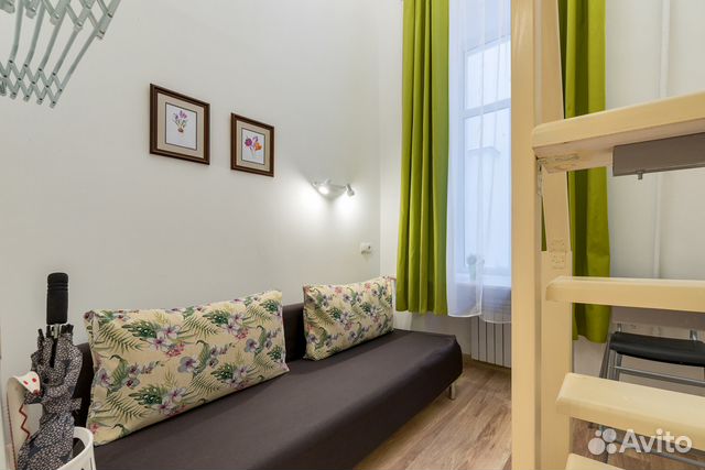 

Квартира-студия, 14 м², 2 кровати