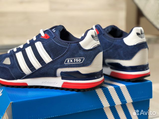 Кроссовки Adidas ZX750, синие (42,5 размер) Кроссовки Adidas ZX750, синие (42,5 размер)