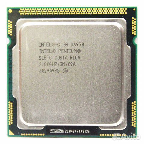 Продаю pentium g6950 lga1156 2ядра 2 потока