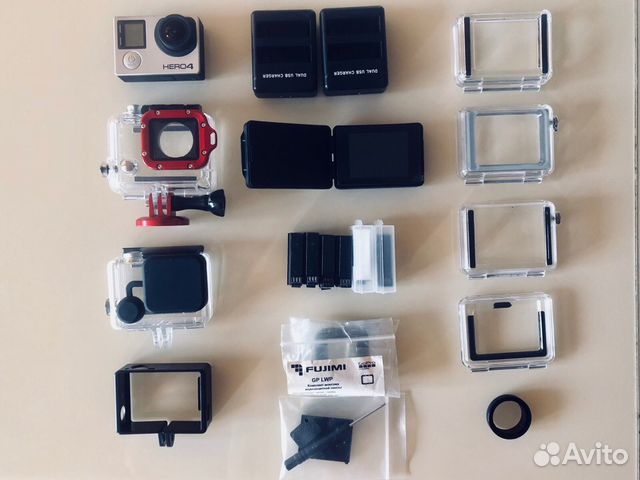 GoPro Hero 4black + комплект аксессуаров