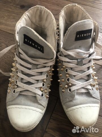 Кеды Gienchi 37 размер б/у с эффектом потертости Кеды Gienchi 37 размер б/у с эффектом потертости