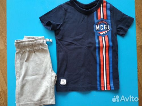 Комплект 3шт шорты футболка новые mothercare Комплект 3шт шорты футболка новые mothercare