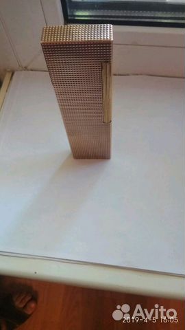 Оригинальная зажигалка Дюпон (dupont) золото