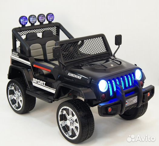 Детский электромобиль Jeep T008TT 4*4 полноприводн Детский электромобиль Jeep T008TT 4*4 полноприводн