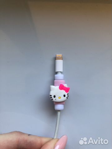 Hello Kitty крепление на зарядку, iPhone Hello Kitty крепление на зарядку, iPhone