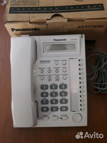 Системный(стационарный) телефон panasonic KX-T7730