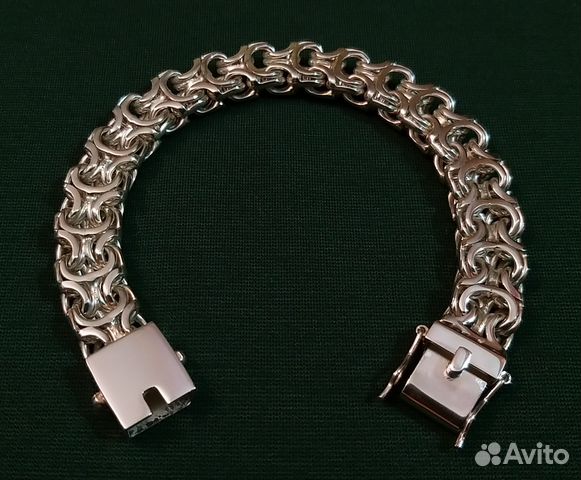 Серебряный браслет «Рамзес» 87.19гр. 23.5см Серебряный браслет «Рамзес» 87.19гр. 23.5см