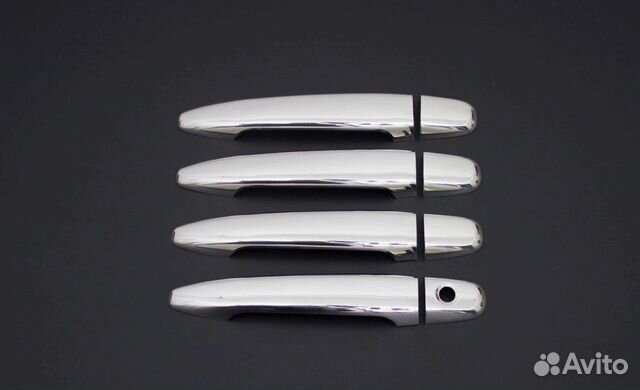 Накладки на ручки Toyota Prado 120 02-09 металл