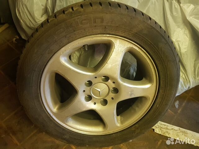 Диски Mercedes с шинами Nokian Hakka 5 225/50/16 Диски Mercedes с шинами Nokian Hakka 5 225/50/16