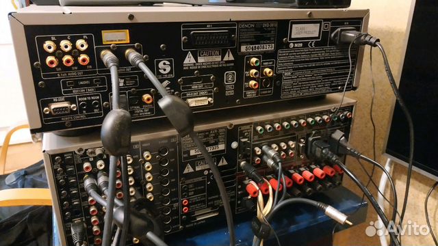 Ресивер Denon AVR-3805 + Плеер Denon DVD-3910 б/у