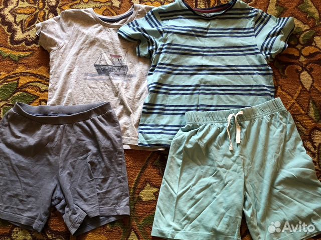 2 пижамы б/у 116-122 marks spencer