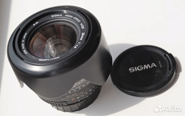 Sigma High-Speed Wide 28mm 1:1.8 Multi-Coated Asph