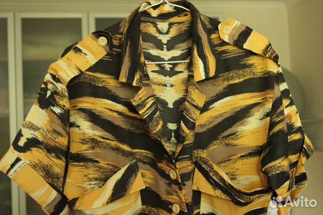 Платье женское с погончиками Платье женское с погончиками