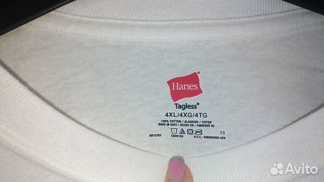 Футболки мужские белые с принтами. 74размер. Hanes Футболки мужские белые с принтами. 74размер. Hanes