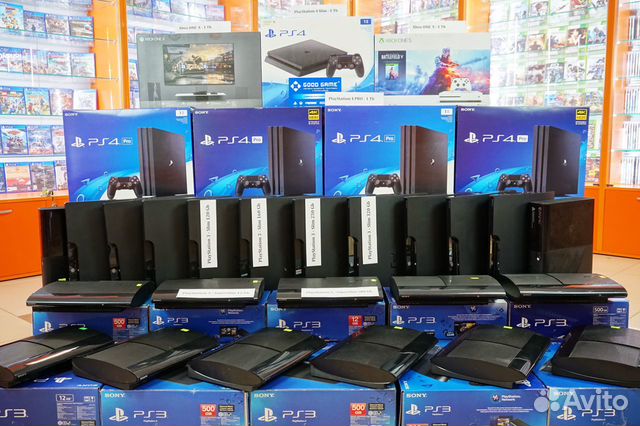 Приставки PS4/PRO/PS3/PS2/xBox на выбор