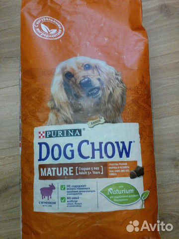 Сухой корм DOG chow mature для собак старше 5 лет купить на Зозу.ру - фотография № 1