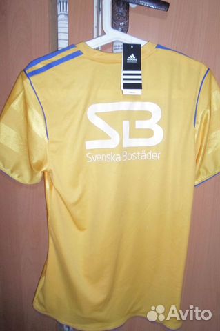 Футболка шведской сборной 2013г adidas Футболка шведской сборной 2013г adidas