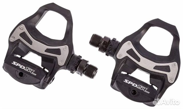 Педали шоссе Shimano PD-R550 SPD-SL с шипами Педали шоссе Shimano PD-R550 SPD-SL с шипами