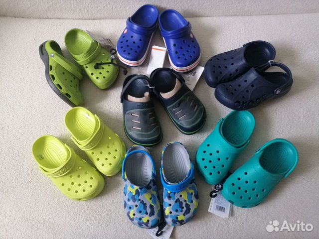Сабо сандалии слипоны Crocs J3 для мальчика Сабо сандалии слипоны Crocs J3 для мальчика
