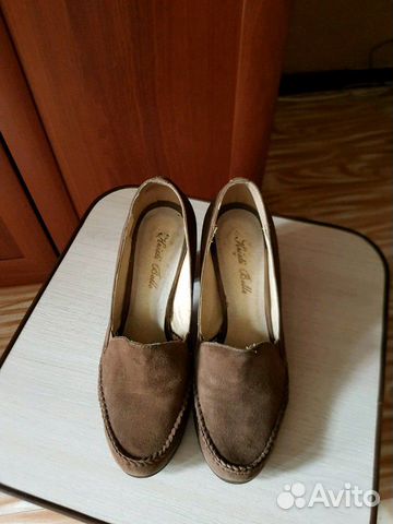 Замшевые туфли