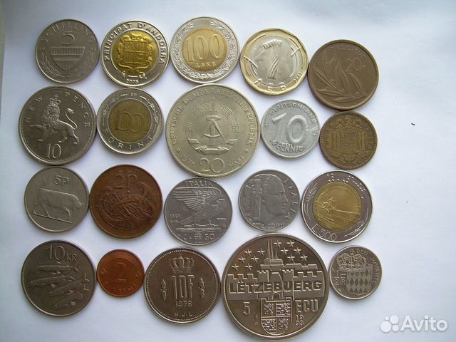 Коллекция монет, бывшего СССР и Европы Коллекция монет, бывшего СССР и Европы