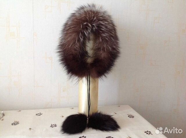 Шапка из чернобурки