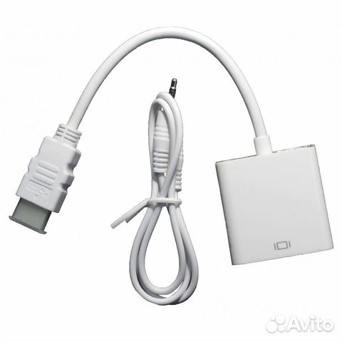 Кабель переходник с hdmi на VGA+audio Кабель переходник с hdmi на VGA+audio