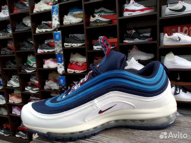 Кроссовки Nike Air Max 97 Obsidian White Pull Tab Кроссовки Nike Air Max 97 Obsidian White Pull Tab