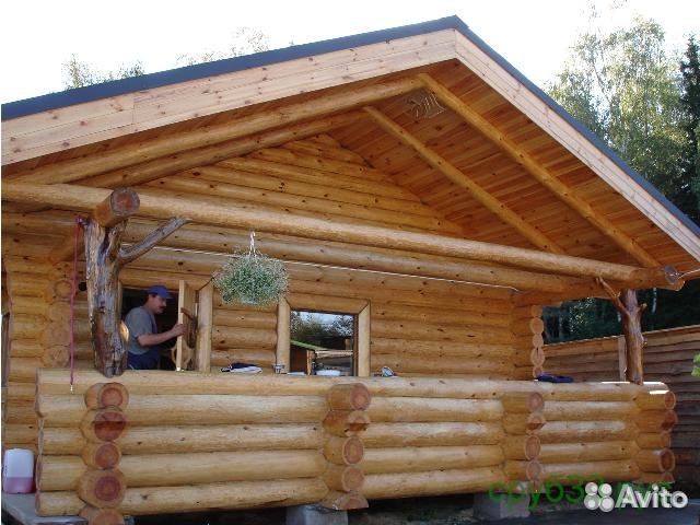 Сруб дома
